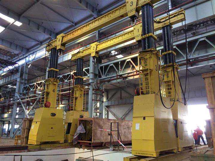 如何用液壓龍門吊完成重型機械搬運及定位安裝？